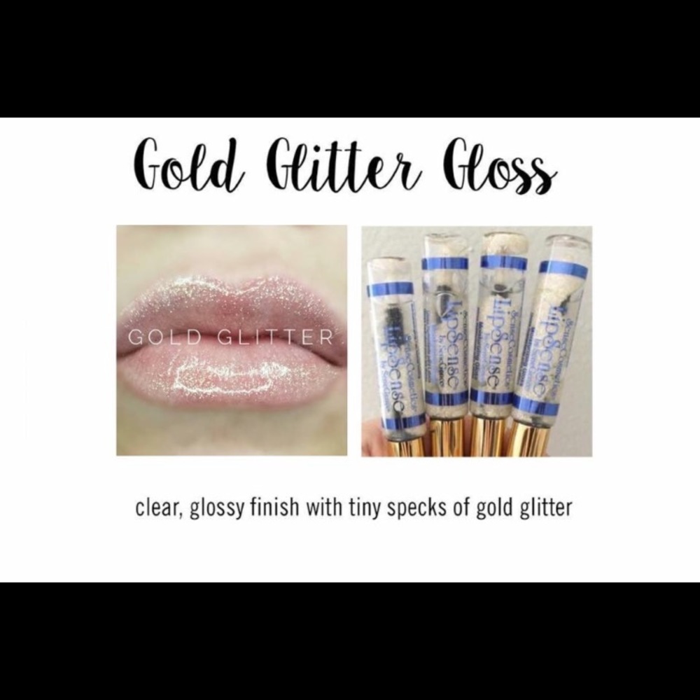 Gold Glitter Gloss